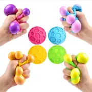 Stress Ball 4 Pack for Kids Adults Balls Sensory Fidget Toy Anxiety ADHD