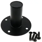 Black Metal Speaker Stand Mount for Home Theater and DIY Projects