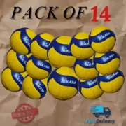 Mikasa V200W Volley Ball | FIVB Approved 2019 Match Ball | SIZE 5 | PACK OF 14