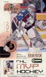 2002/03 Upper Deck MVP Hockey Hobby Box