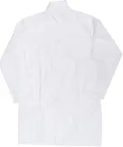 Zerodeko Kids Lab Coat - Lightweight Experiment Coat with Adjustable Cuffs, Breathable Thin Fabric for Role Play, School STEM Projects & Halloween Costume (Ages 4-12)
