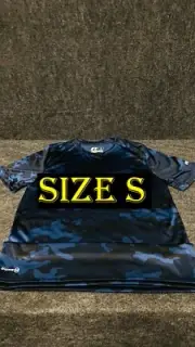 Russell Men's Core Jersey Active T-Shirt Size S Blue Camo