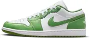 Jordan Men's 1 Low SE White/Chlorophyll-Lightening (HF4823 100), White/Chlorophyll-lightening, 8