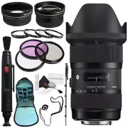 6Ave Sigma 18-35mm f/1.8 DC HSM Art Lens Nikon # 210-306 + 72mm 3 Piece Filter K
