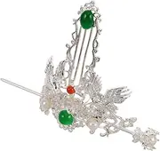 BIUDECO Retro Vintage Hair Sticks: Asian Japanese Chinese Hanfu Metal Flower Hairpin Chopsticks With Long Hair Forks Bun Chignon Maker Updo Holders For Women Girls