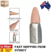 Silicone Tongue Vibrator Women Masturbator Oral Sex Toy Clitoris Waterproof NEW
