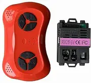 weelye RX25 6V Kids Powered Ride on car 2.4G Bluetooth Remote Control and Receiver Kit Controller Control Box Accessories for Children Electric Ride On Car Replacement Parts
