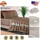 Luxurious 4-Piece King Bed Sheet Set – 1500 Thread Count Deep Pocket Microfiber