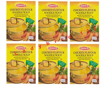Osem Chicken Noodle Soup 53g x6