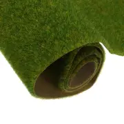 5pcs Artificial Model Grass Mat 14" x 20" Yellow Green Realistic Fake Turf