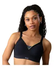 [Shock Absorber] Active Shaped Support Sports Bra in Slate Gray
