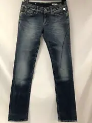Jeans Woman Replay Ref W401 98% Cotton Size W29 Blue Color New