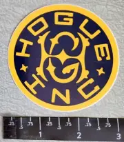 Hogue Inc. Circle Logo Blue/Yellow Knives Knife Original Vinyl Decal Sticker