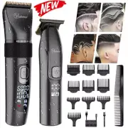 Men's Professional Hair Clippers Cordless Trimmer Beard Cutting Machine Barber