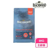 在飛比找momo購物網優惠-【BLACKWOOD 柏萊富】無穀全齡貓配方《雞肉+豌豆》6