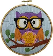 Make It Long Stitch Kit Kids Beginner Owl