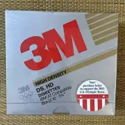 3M High Density DS HD Diskettes IBM AT Box of 10 - 5-1/4" 1989 Data Storage