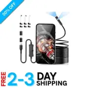 16.4ft Semi-Rigid Borescope Camera with Adjustable Brightness - HD Inspection