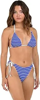 Citrus Women's Standard Triangle Halter Bikini Swimsuit Top