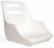 TODD MARINE JUPITER 450 White Molded Plastic Captain's Chair Shell Only 95-4500