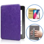 StylePro, combo, Kindle Handstrap case + screen protector, cover for Kindle Basic, purple.