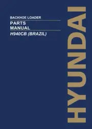 Hyundai H940CB BRAZIL Backhoe loader Parts Catalog Manual