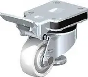 3" x 1-1/4" Wheel - Blickle Leveling Caster with Integrated Truck Lock - Heavy D