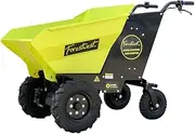 11100, 300KG Battery Powered Wheelbarrow, Mini Dumper Hydraulic Tip