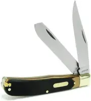 Bainbridge Old Timer Bearhead Trapper Pocket Knife, Silver
