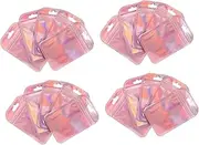 Beaupretty 100Pcs Colorful Self Sealing Jewelry Packing Bags Translucent Earring and Necklace Storage Pouches Lightweight Durable for Protection