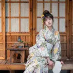 和服女 日本和服 日式和服 長和服 和服浴衣 古代服裝 神明少女振袖和服 日係和服日本和服女正裝和服加腰帶套裝 改良和服