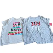 Christmas pajama top bundle Sz 4X and 3X by wondershop