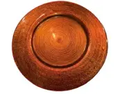 Crate & Barrel Marrakech Dinner Plate BRAND NEW 13” Copper Red Orange