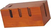 Box Wooden Cable Management Box Cord Organizer for Home Office Durable Power Strip Storage Stylish Design for Tidy Desktop Multi Functional Charger Holder