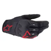 Techdura Gloves Fire Red Black