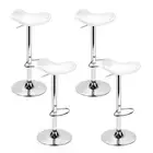 Artiss Set of 4 Swivel Bar Stools - White Solid Quality Durable In Use