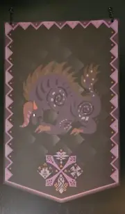 Monster Hunter Elder Dragon Behemoth Custom Made Cloth Larger Banner