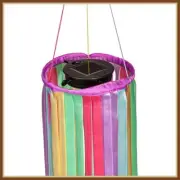 EVERGREEN WINDSOCK * PASTELS STREAMING RIBBON * SOLOR POWERED WINDSOCK BRAND NEW