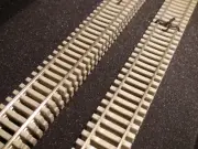 HO ATLAS # 502 CODE 83 CONCRETE TIES SUPER FLEX TRACK 36"(10) PCS