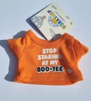 Build A Bear Ghost Stop Staring AT My Boo Tee Shirt Smallfrys Mini Clothes BNWT