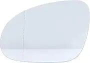 1pcs Left Passenger Side Clip on Heated Wing Door Mirror Glass Replacement for Passat B6 2005-2010