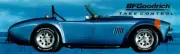 REPRODUCTION BF Goodrich Shelby AC Cobra 21"x72" Banner. Ford