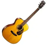 Cort Luce L300VF Natural OM Fishman Pickup EQ Top Back Solid Acoustic Guitar