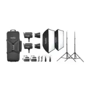Godox Litemons Black LA300R RGB LED Video Light Kit with Smooth App Control