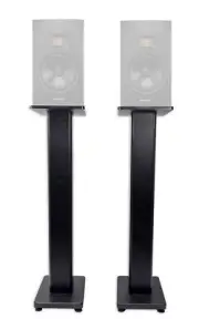 (2) Rockville 36” Studio Monitor Speaker Stands For ADAM Audio T7V Monitors