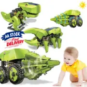 STEM 3 in 1 Educational Science Kits Solar Robot Assembly Toy Dinosaurs DIY Kids