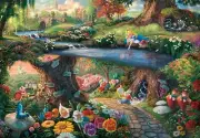 1000 Piece Jigsaw Puzzle ALICE IN WONDERLAND (51x73.5cm) Tenyo ‎D-1000-490 New