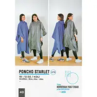 在飛比找蝦皮購物優惠-雨披雨衣 STARLET PONCHO 雨衣 676