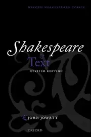 Shakespeare and Text: Revised Edition by John Jowett (English) Paperback Book