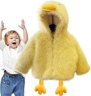 [Generic] Kids Duck Costume,Kids Winter Coats - Plush Winter Duck Coats for Kids - Cold Weather Outwear Role Play Costume Daily Life Travel